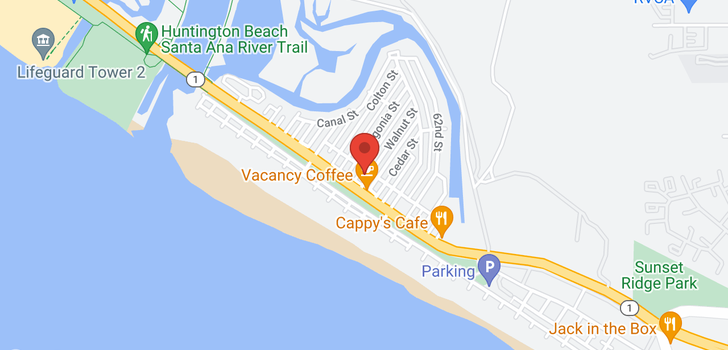 map of 209 Walnut Newport Beach, CA 92663